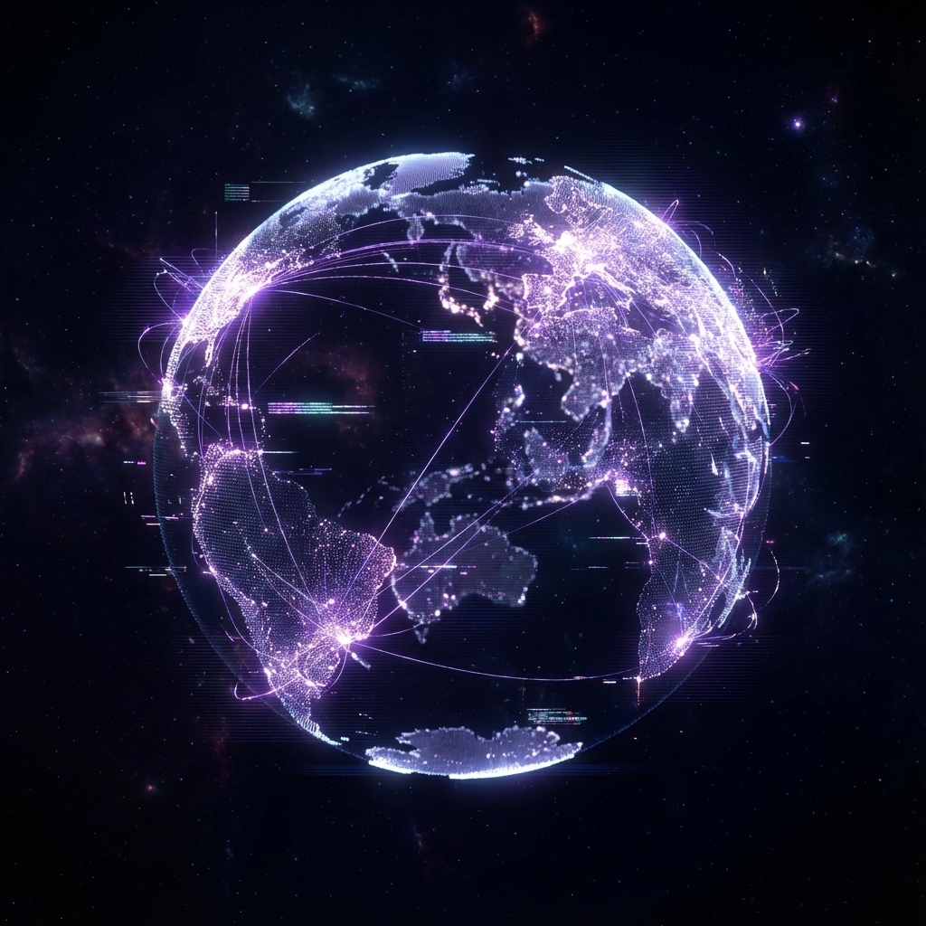 Digital Planet Texture